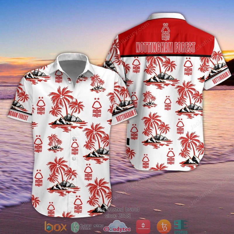 Nottingham Forest F.C Hawaiian Shirt Nottingham Forest F.C Hawaiian Shirt