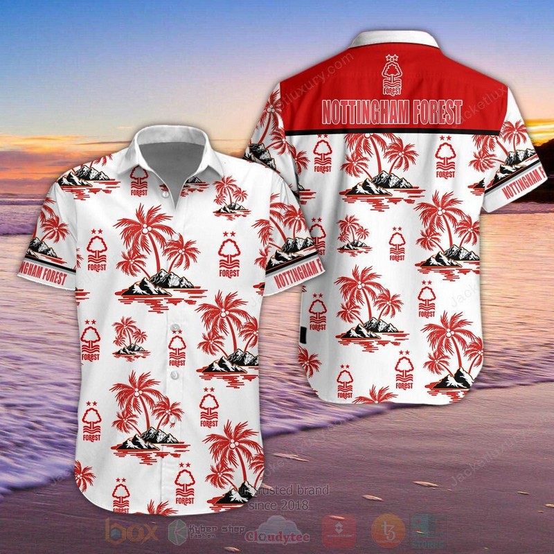 Nottingham Forest F.C Hawaiian Shirt Nottingham Forest F.C Hawaiian Shirt