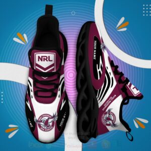 Nrl Manly Sea Eagles Personalized Clunky Max Soul Shoes