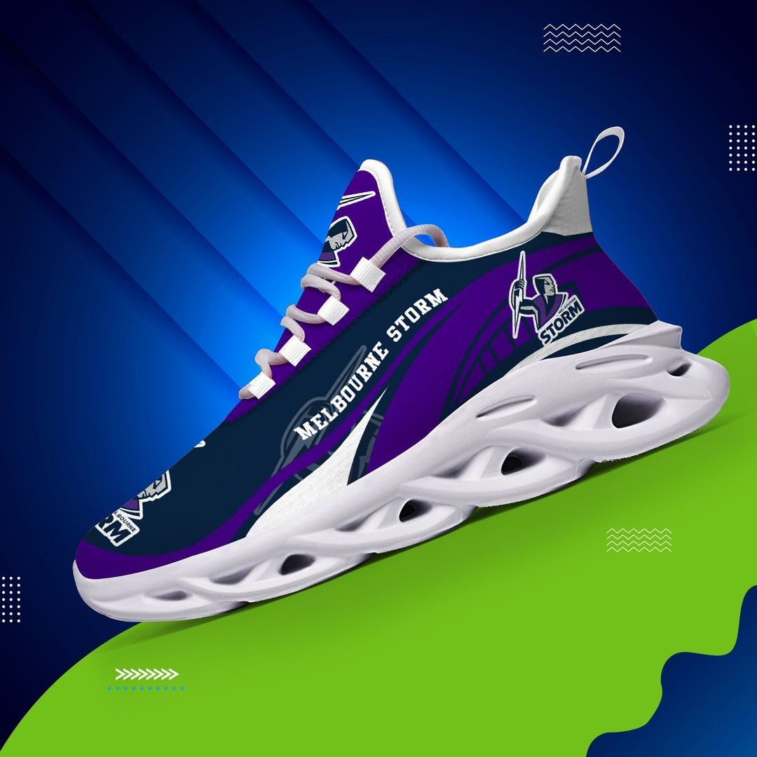 Nrl Melbourne Storm Clunky Max Soul Shoes Nrl Melbourne Storm Clunky Max Soul Shoes