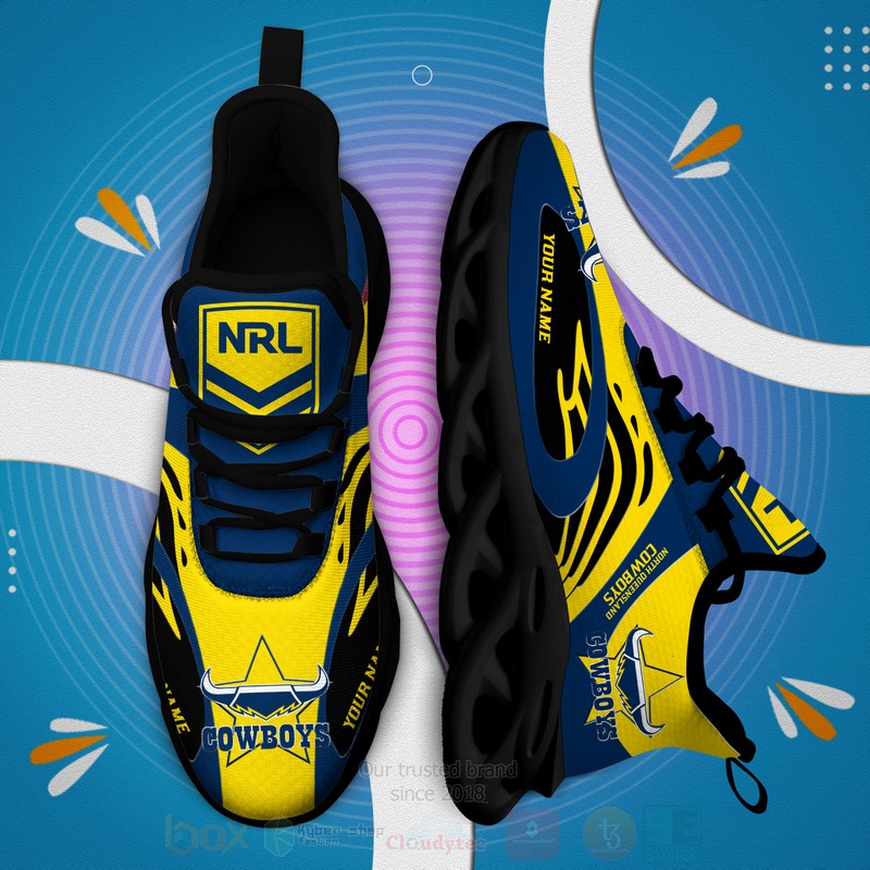Nrl North Queensland Cowboys Personalized Clunky Max Soul Shoes Nrl North Queensland Cowboys Personalized Clunky Max Soul Shoes