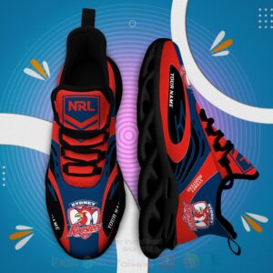Nrl Sydney Roosters Personalized Clunky Max Soul Shoes