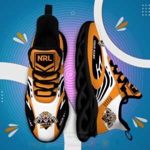 Nrl Wests Tigers Personalized Clunky Max Soul Shoes