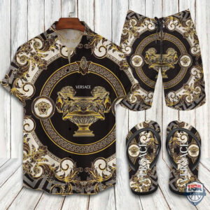 Versace Hawaiian Shirt Beach Short