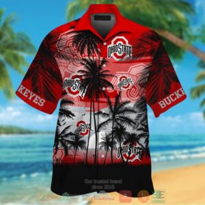 Ohio State Buckeyes Tropical Hawaiian Shirt And Shorts