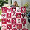 Oklahoma Sooner Mickey Quilt Blanket Quilt Blanket Perfect Gifts For Mickey Lover