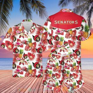 Ottawa Senators Nhl Pineapple Hawaiian Shirt