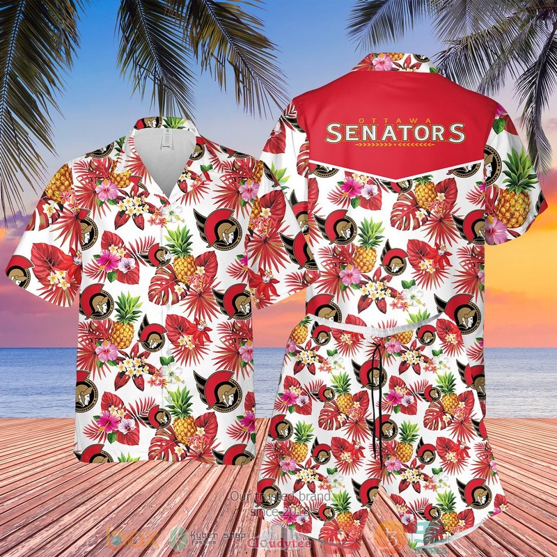 Ottawa Senators Nhl Pineapple Hawaiian Shirt Ottawa Senators Nhl Pineapple Hawaiian Shirt