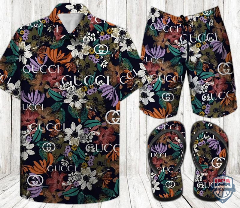 Gucci Set Hawaiian Shirt Beach Short 11 Gucci Set Hawaiian Shirt Beach Short 11