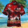 Palm Tree San Francisco 49Ers Dark Red Hawaii Shirt