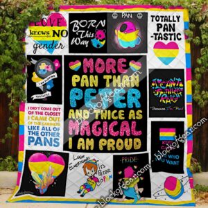 Pansexual Proud Quilt