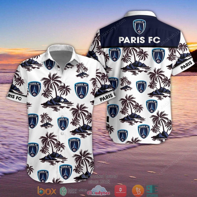 Paris Fc Hawaiian Shirt Paris Fc Hawaiian Shirt