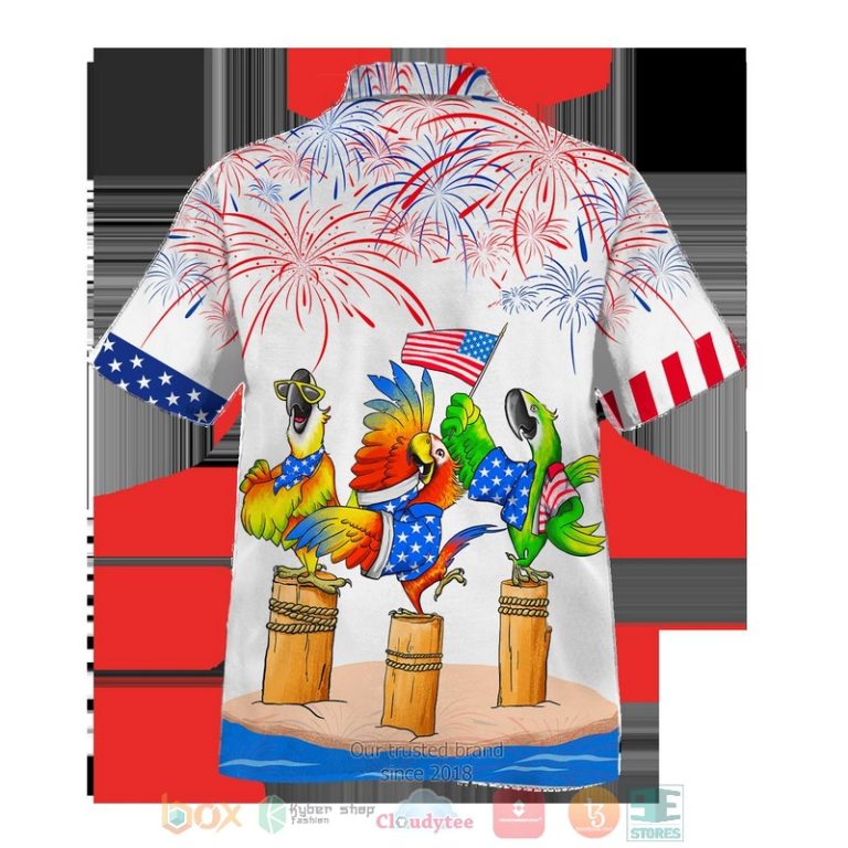 Parrot_Independence_Day_Is_Coming_White_Hawaiian_Shirt_Shorts_1_2-768x768-1