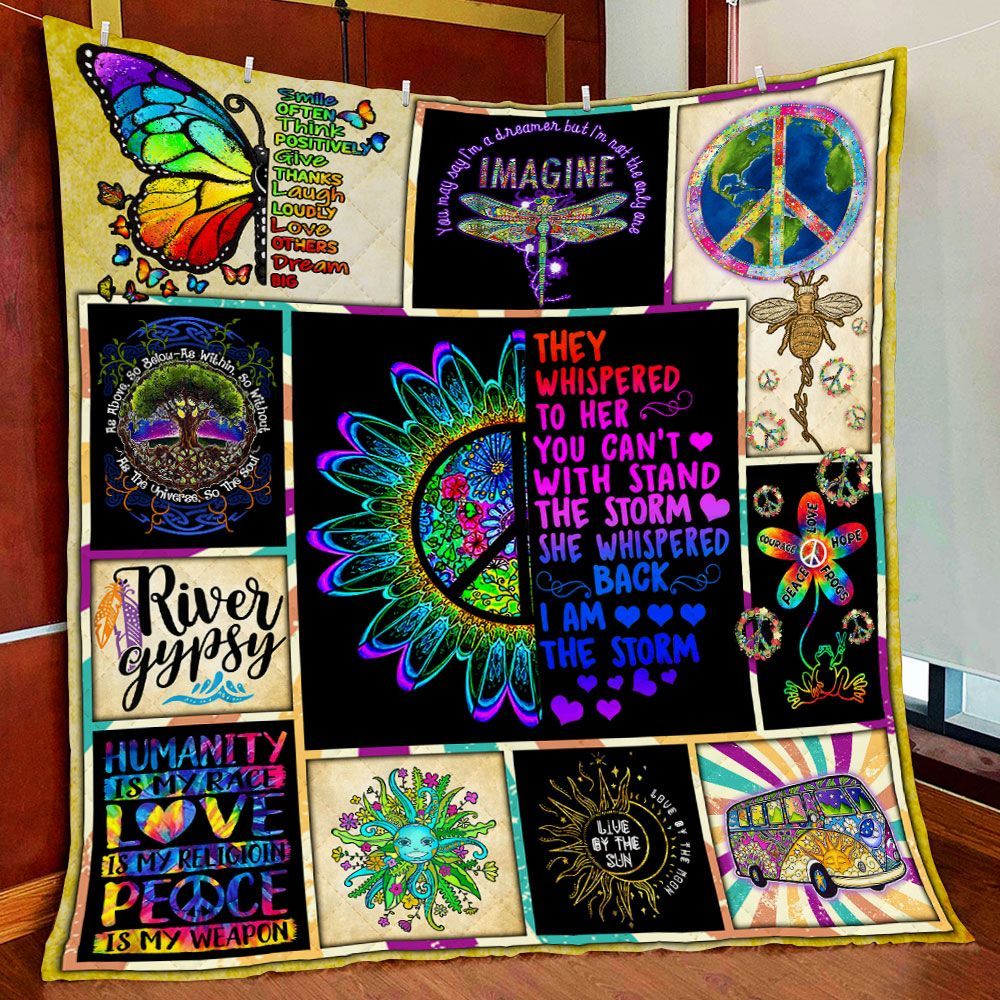 Peace.Love.Hippie Quilt Peace.Love.Hippie Quilt