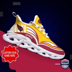 Personalized Arizona Cardinals Custom Name Max Soul Sneakers 60