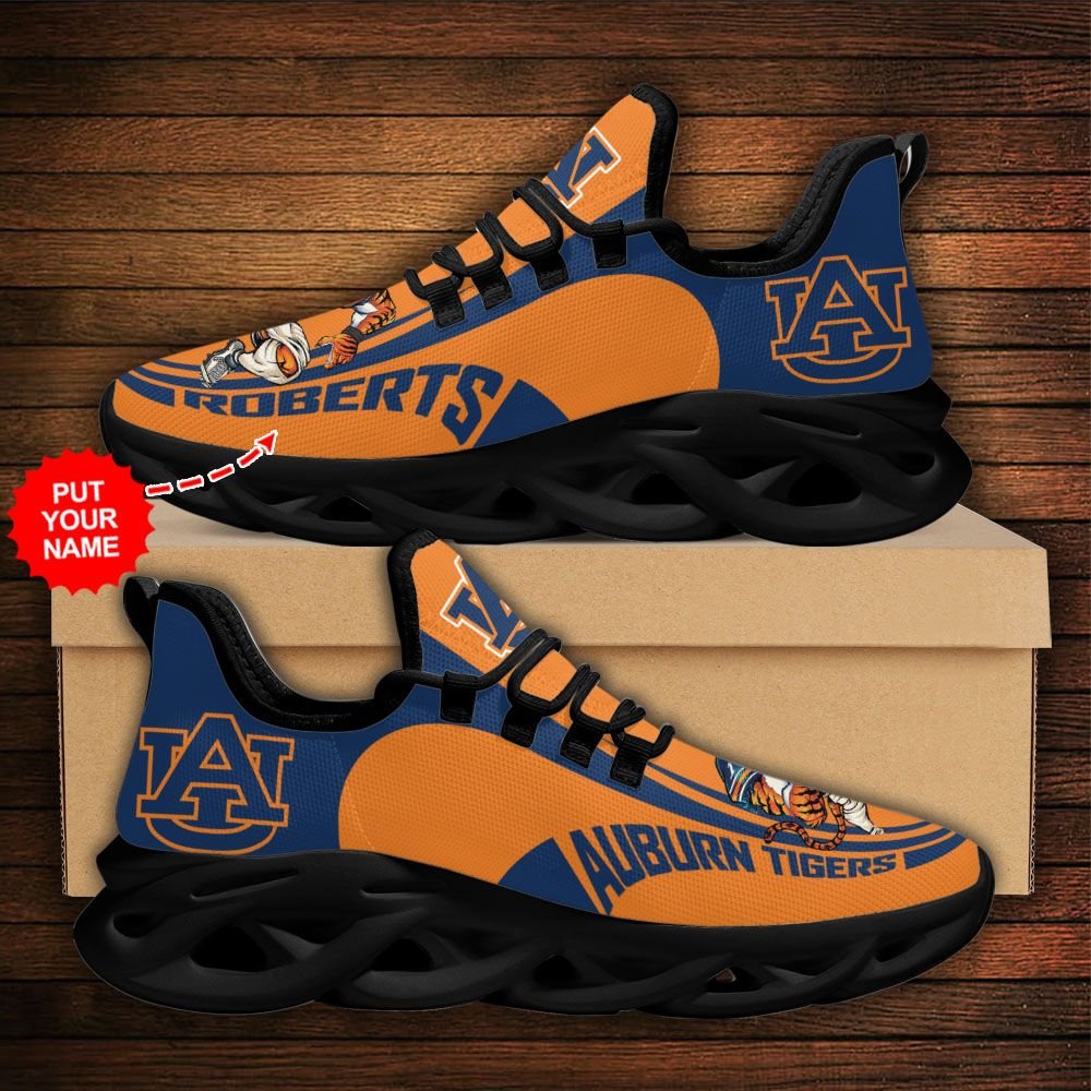 Personalized Auburn Tigers Clunky Max Soul Shoes Personalized Auburn Tigers Clunky Max Soul Shoes