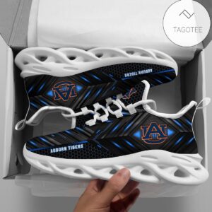 Personalized Auburn Tigers Football Team Clunky Sneakers Max Soul Shoes