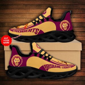 Personalized Brisbane Lions Clunky Max Soul Shoes
