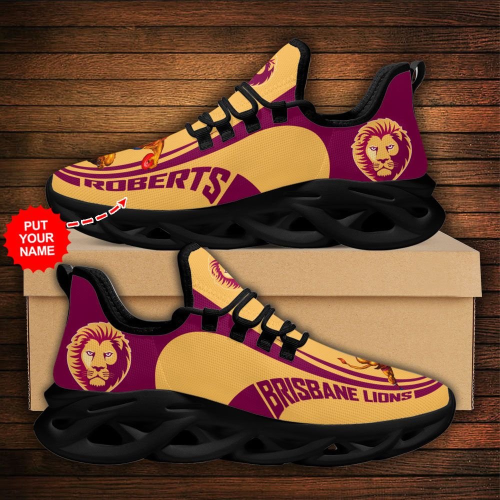 Personalized Brisbane Lions Clunky Max Soul Shoes Personalized Brisbane Lions Clunky Max Soul Shoes