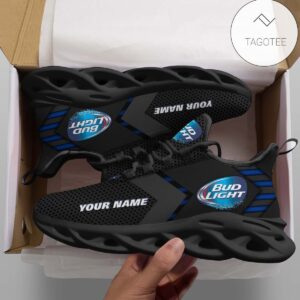 Personalized Bud Light Custom Clunky Sneakers Max Soul Shoes