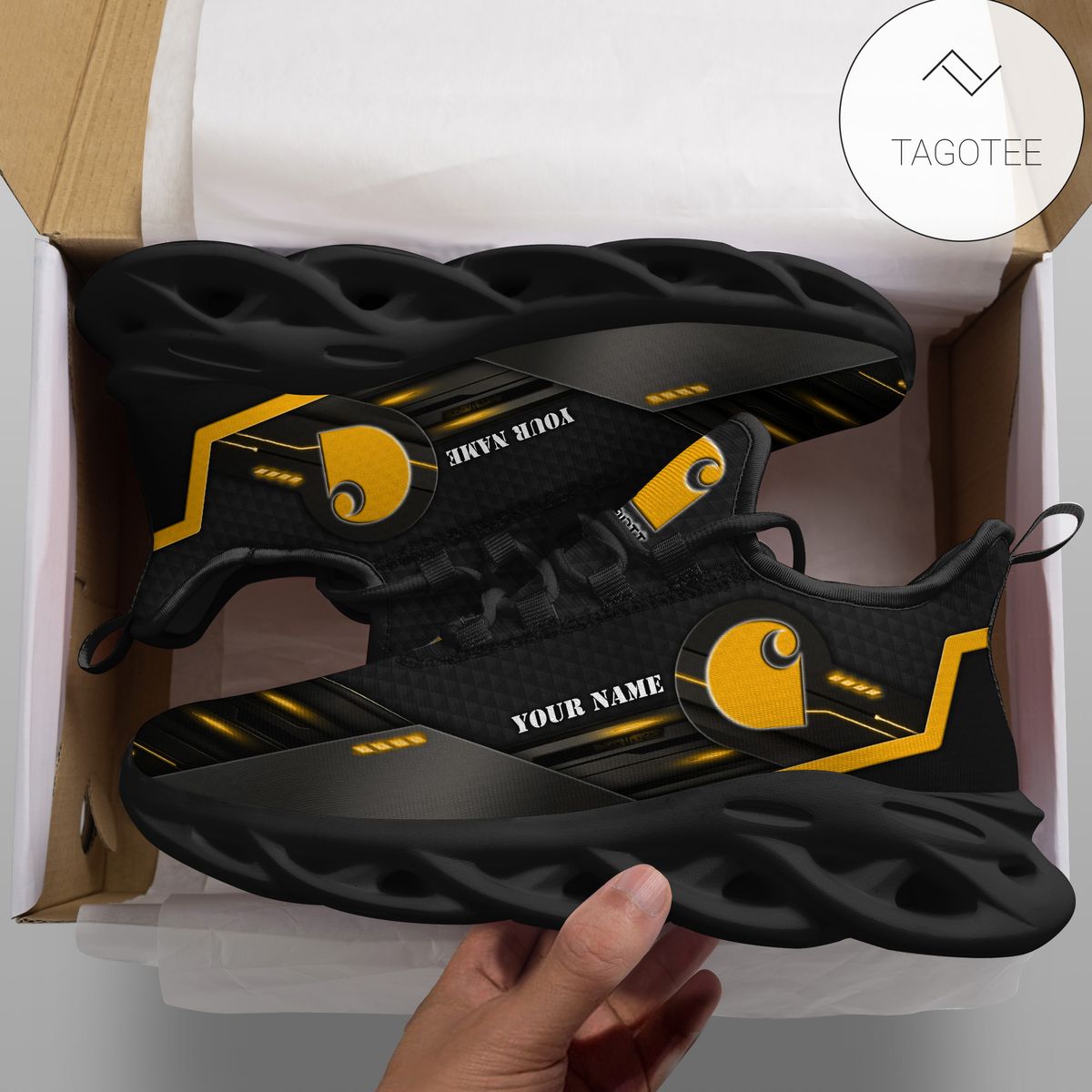Personalized Carhartt Clunky Sneakers Max Soul Shoes Personalized Carhartt Clunky Sneakers Max Soul Shoes
