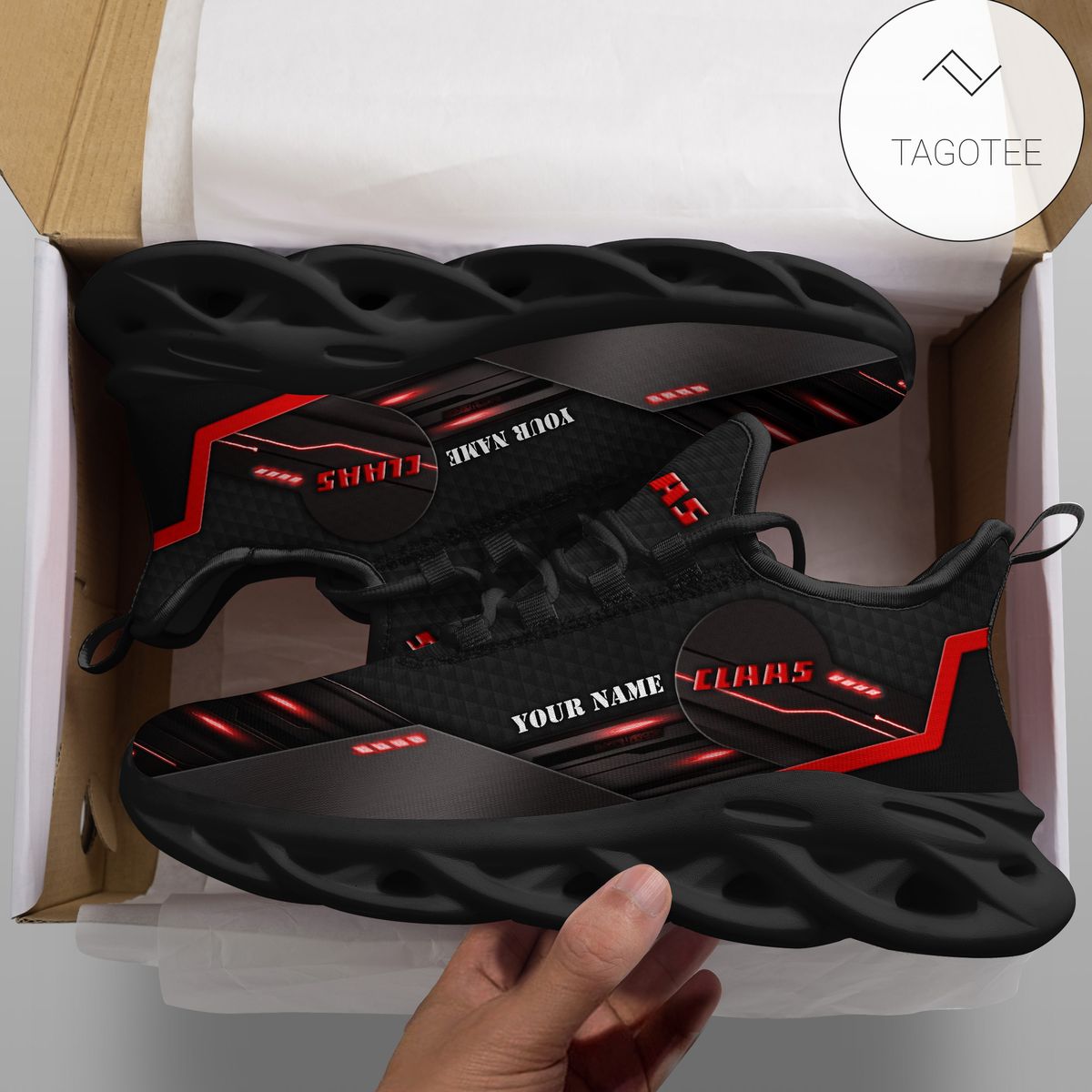Personalized Class Tractors Tractor Shoes Custom Black Clunky Sneakers Max Soul Shoes Personalized Class Tractors Tractor Shoes Custom Black Clunky Sneakers Max Soul Shoes