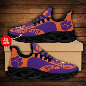 Personalized Clemson Tigers Clunky Max Soul Shoes
