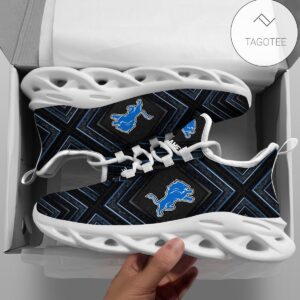 Personalized Detroit Lions Clunky Sneakers Max Soul Shoes