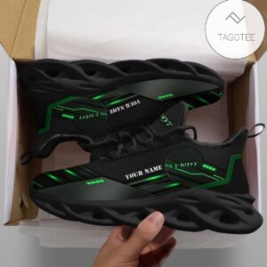 Personalized Fendt Tractor Shoes Custom Black Clunky Sneakers Max Soul Shoes