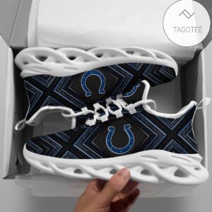 Personalized Indianapolis Colts Clunky Sneakers Max Soul Shoes