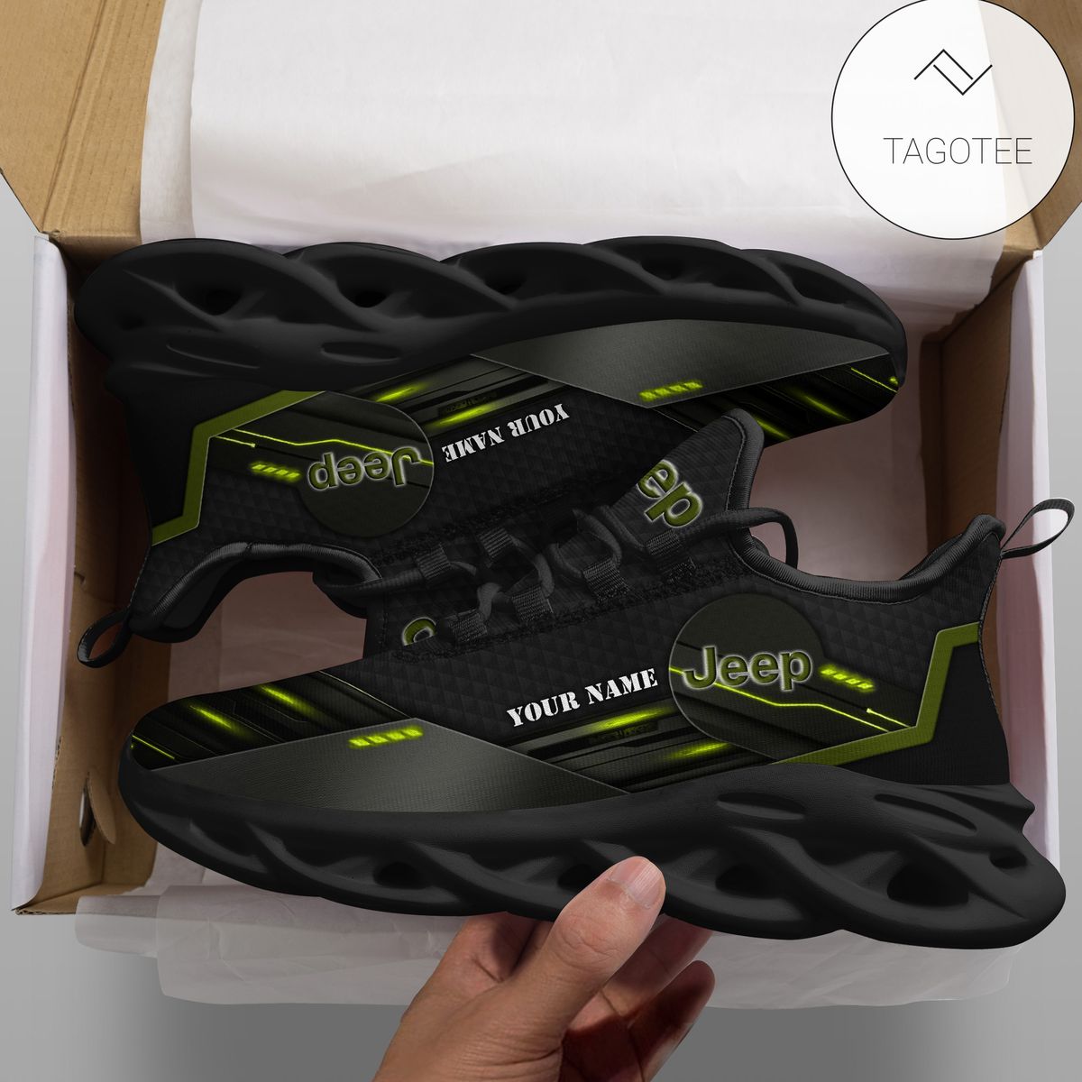 Personalized Jeep Clunky Sneakers Max Soul Shoes Personalized Jeep Clunky Sneakers Max Soul Shoes