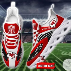 Personalized Kansas City Chiefs Sneaker  Max Soul Shoes