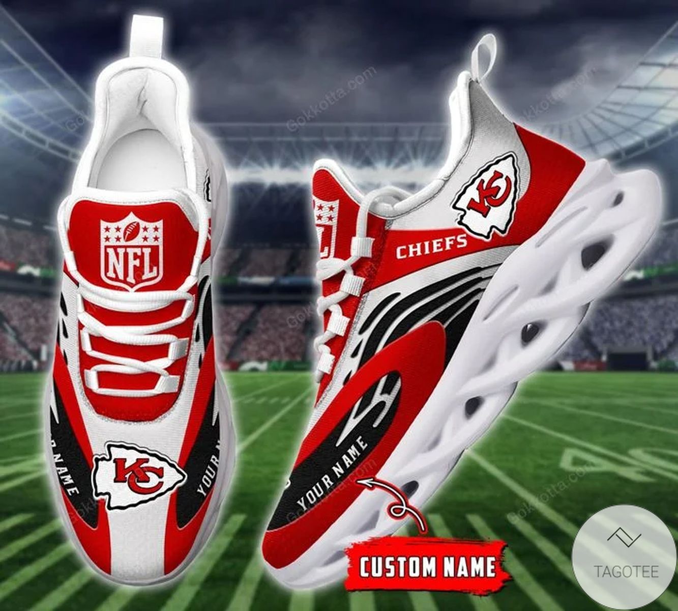 Personalized Kansas City Chiefs Sneaker Max Soul Shoes Personalized Kansas City Chiefs Sneaker Max Soul Shoes