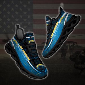 Personalized Los Angeles Chargers Football Team Max Soul Clunky Sneaker