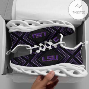 Personalized Lsu Tigers Clunky Sneakers Max Soul Shoes