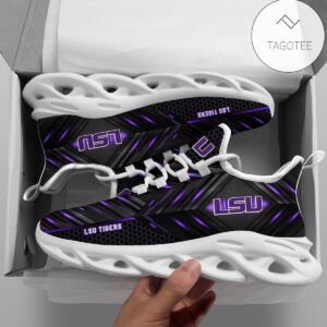 Personalized Lsu Tigers Football Team Clunky Sneakers Max Soul Shoes