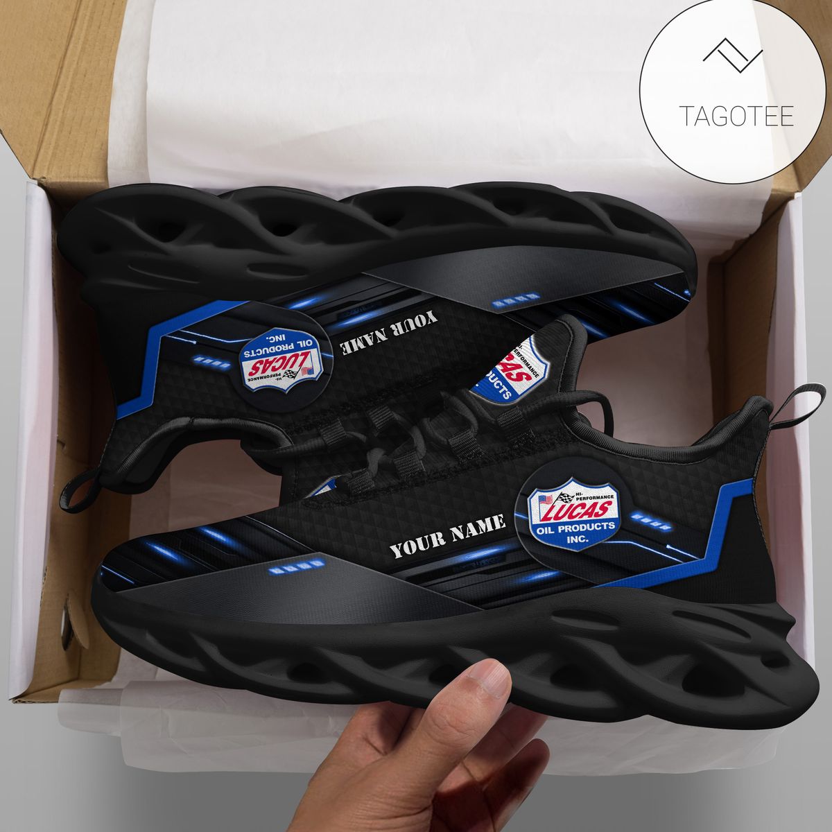 Personalized Lucas Oil Clunky Sneakers Max Soul Shoes Personalized Lucas Oil Clunky Sneakers Max Soul Shoes