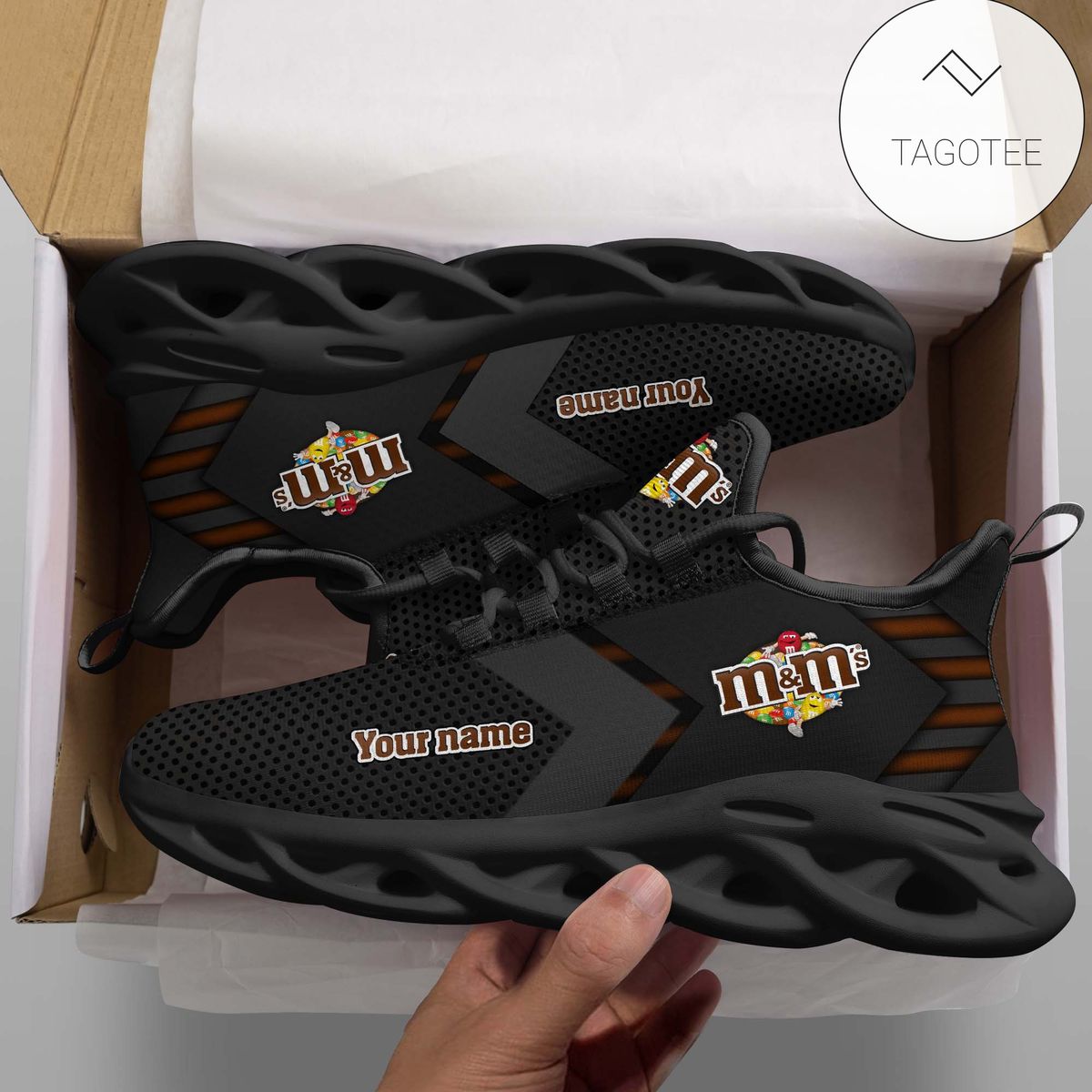 Personalized M&M’S Custom Clunky Sneakers Max Soul Shoes Personalized M&M’S Custom Clunky Sneakers Max Soul Shoes