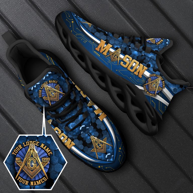 Personalized-Masonic-Mason-Custom-Clunky-Max-Soul-Shoes-2