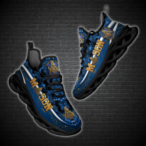 Personalized Masonic Mason Custom Clunky Max Soul Shoes