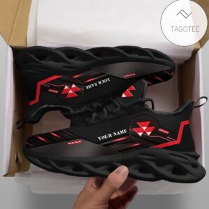 Personalized Massey Ferguson Tractor Shoes Custom Black Clunky Sneakers Max Soul Shoes