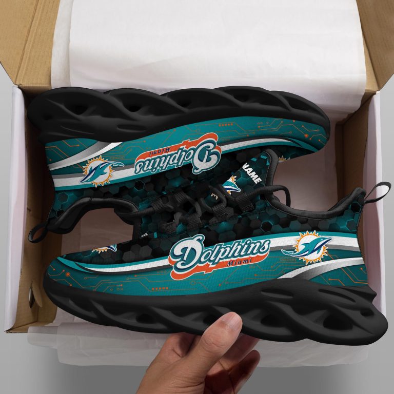 Personalized-Miami-Dolphins-Football-Team-Max-Soul-Clunky-Sneaker-2