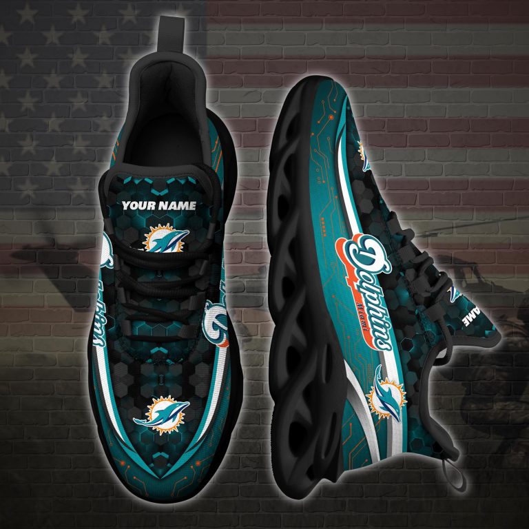 Personalized-Miami-Dolphins-Football-Team-Max-Soul-Clunky-Sneaker-3