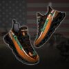 Personalized Miami Hurricanes Football Team Clunky Max Soul Shoes