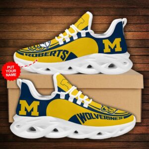 Personalized Michigan Wolverines Clunky Max Soul Shoes