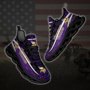 Personalized Minnesota Vikings Football Team Max Soul Clunky Sneaker