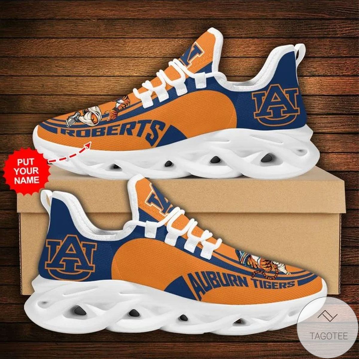 Personalized Ncaa Auburn Tigers Sneaker Max Soul Shoes Personalized Ncaa Auburn Tigers Sneaker Max Soul Shoes