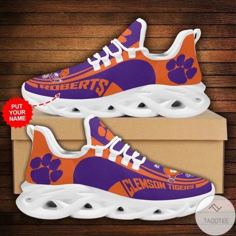 Personalized-Ncaa-Clemson-Tigers-Sneaker-Max-Soul-Shoes-2