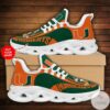 Personalized Ncaa Miami Hurricanes Sneaker Max Soul Shoes