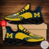 Personalized Ncaa Michigan Wolverines Sneaker Max Soul Shoes